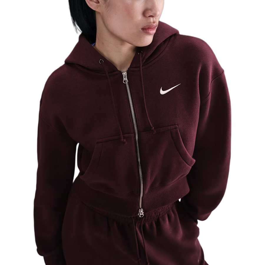 Nike Nike Sportswear Phoenix Fleece Women's Loose Full-Zip Cropped Hoodie