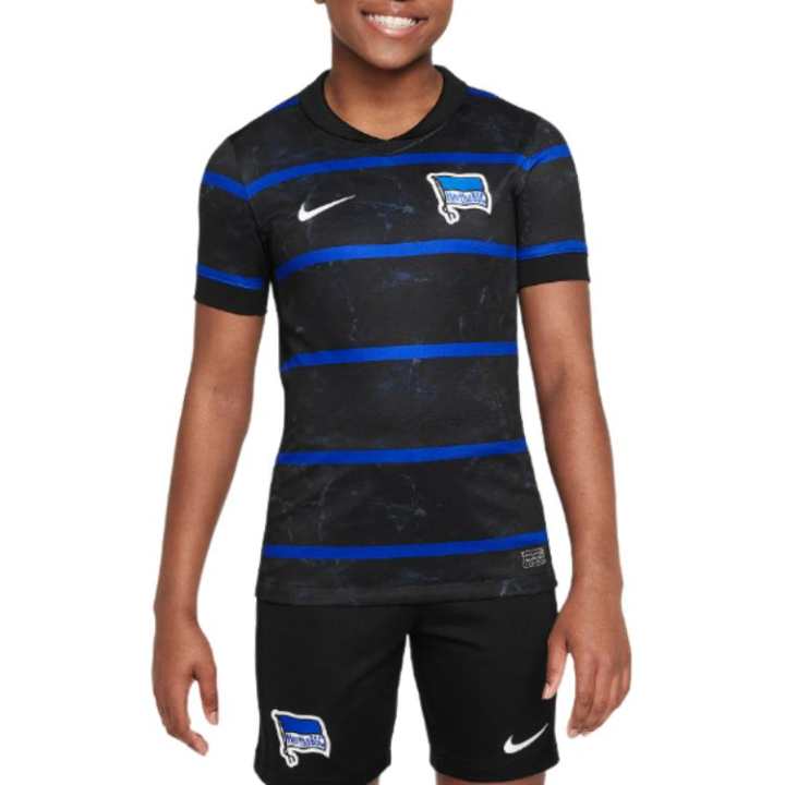 Nike Nike Dri Fit T Shirt Black/Photo Blue/White Children Aged 3 7 Years Old