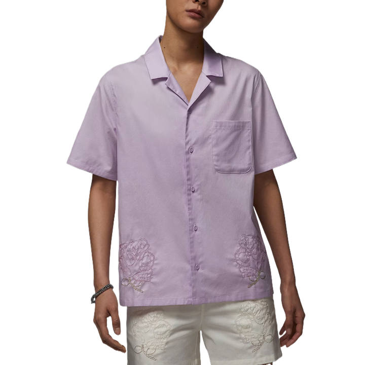 Jordan Jordan Shirts Women's Purple Lapel Moderate