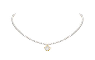 ZEGL 925 Sterling Silver, Mother Of Pearl, Freshwater Pearl Necklaces Women's