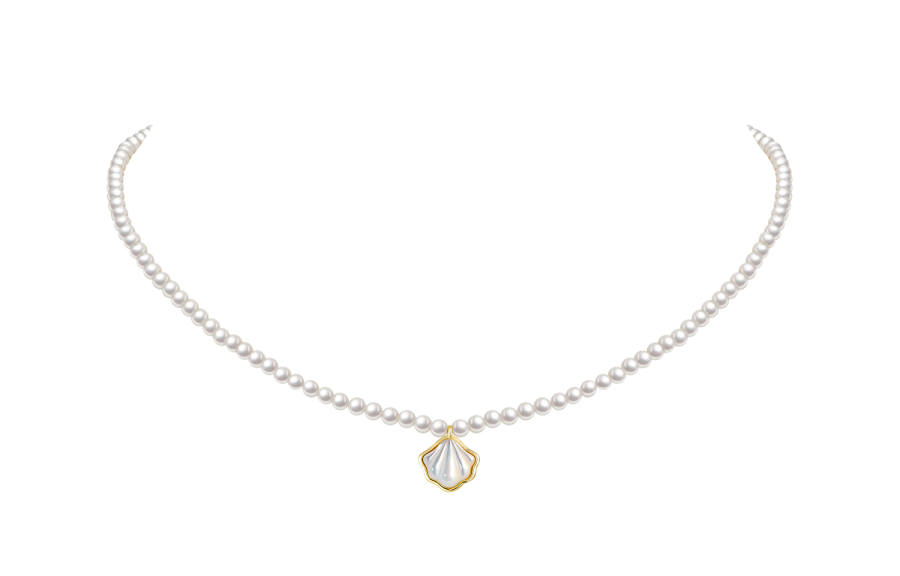 ZEGL 925 Sterling Silver, Mother Of Pearl, Freshwater Pearl Necklaces Women's