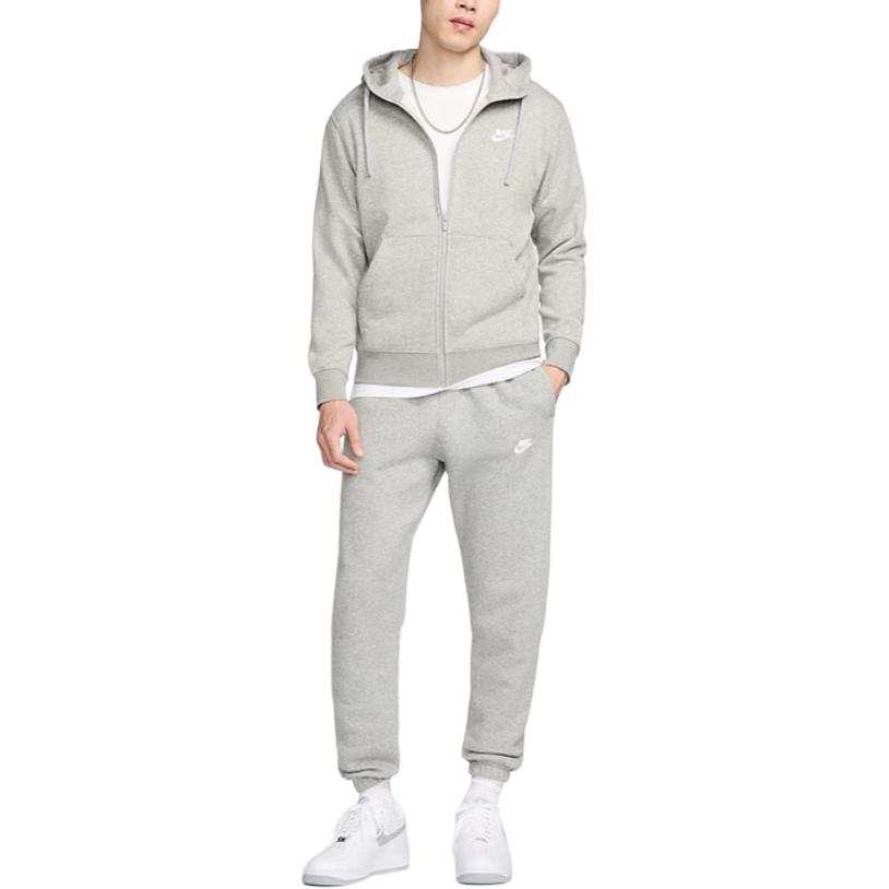 Nike Nike Club NSW HOODIE Fleece Lined Hooded Fashion Versatile Thermal Jacket Men's