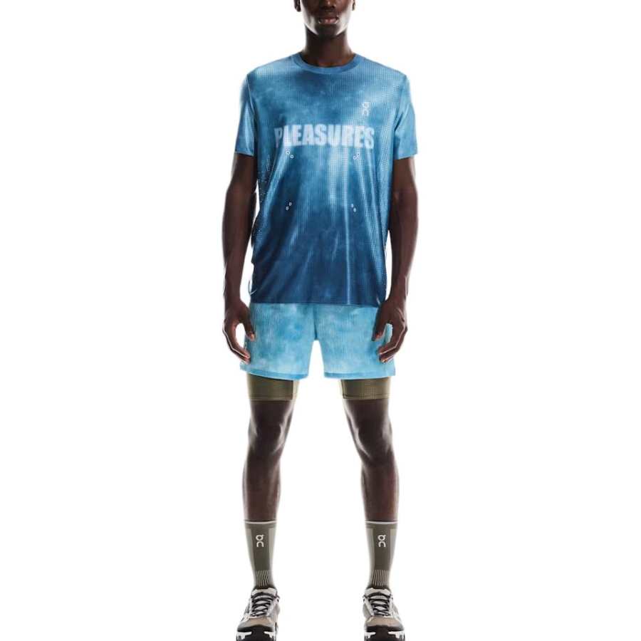 On On x PLEASURES X TheLoop Pace T Shirt Men's Nile