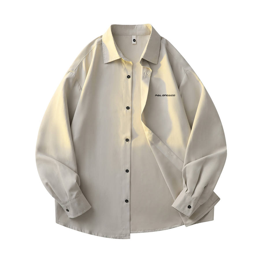 PAL ONGACO Shirts Unisex Lapel Moderate Shirt