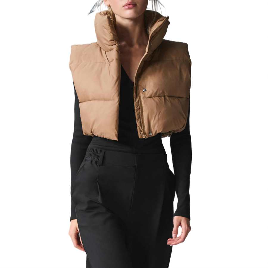 Alo Yoga Vests Women's Stand Collar Moderate Other