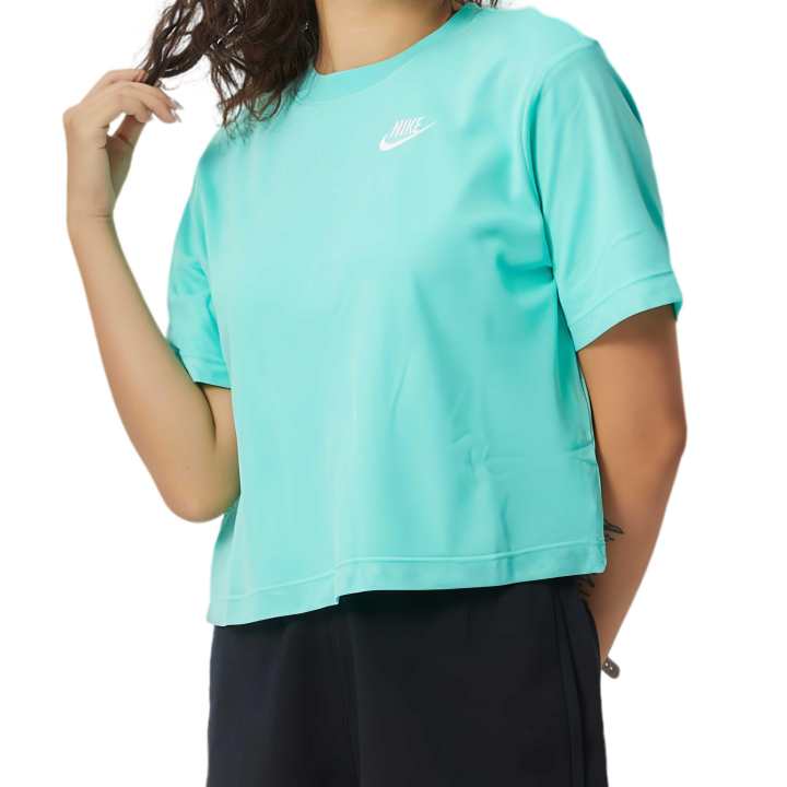 Nike Nike Drop Shoulder Sleeve T Shirt Women's Green