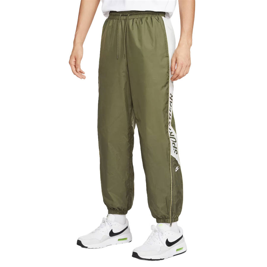 Nike Nike Club Casual Pants Men's Olive Green Moderate Cuffed Pants