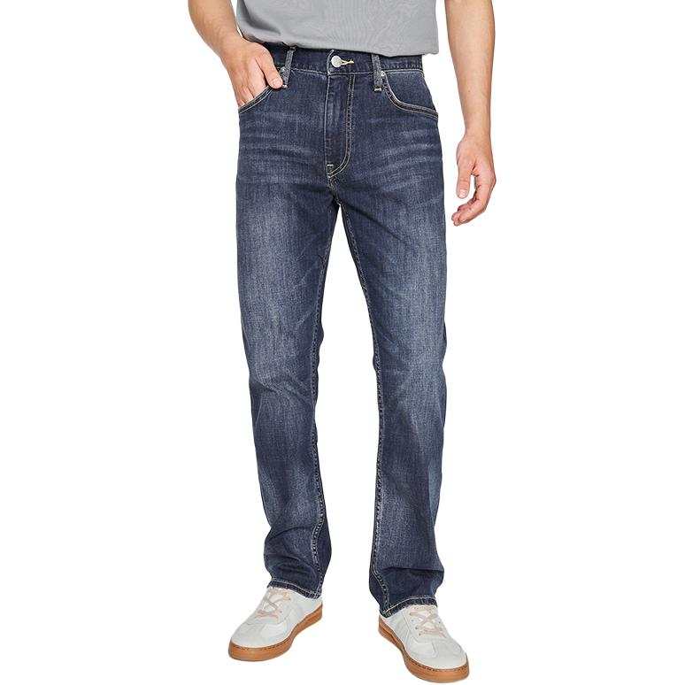 Lee Lee Jeans Unisex Medium Blue Moderate Straight Fit Pants