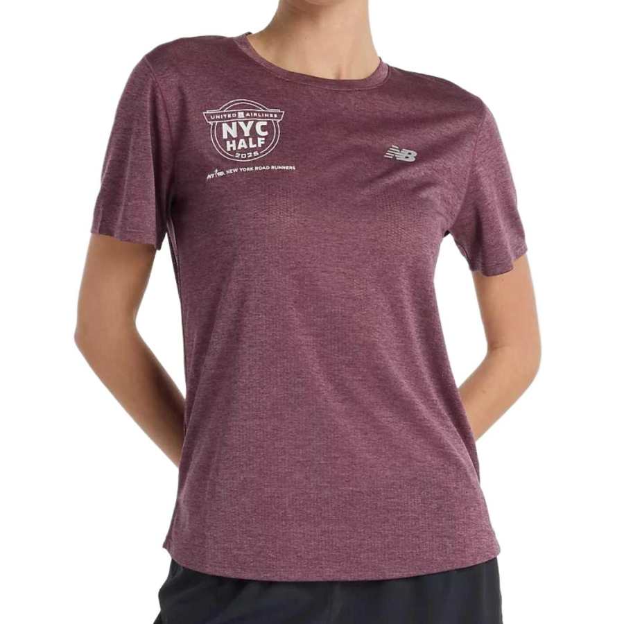 New Balance New Balance United Airlines NYC Regular T Shirt Women's Purple