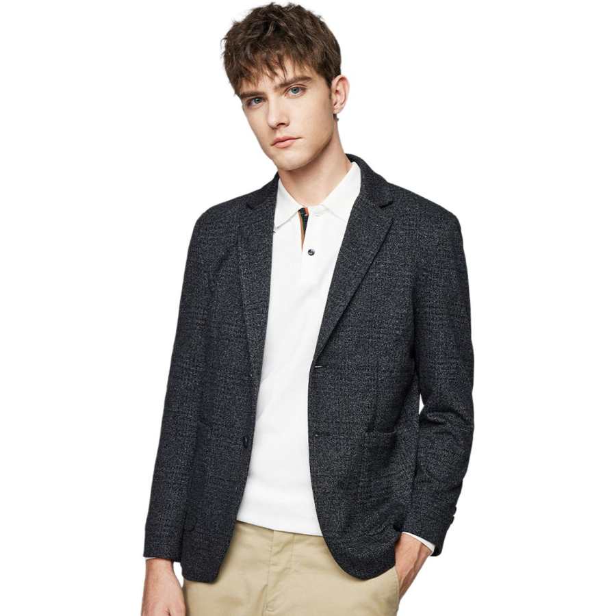Hodo Red Bean Blazers Men's Dark Gray