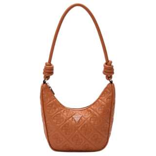 GUESS Artificial Leather Shoulder Bag Women's Brown