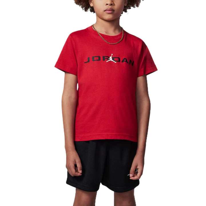 Jordan Jordan Casual Sportswear Red Black Children Aged 3 7 Years Old
