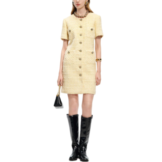 KARL LAGERFELD / Karl Lagerfeld Jeans Short Sleeved Dress Women's Yellow