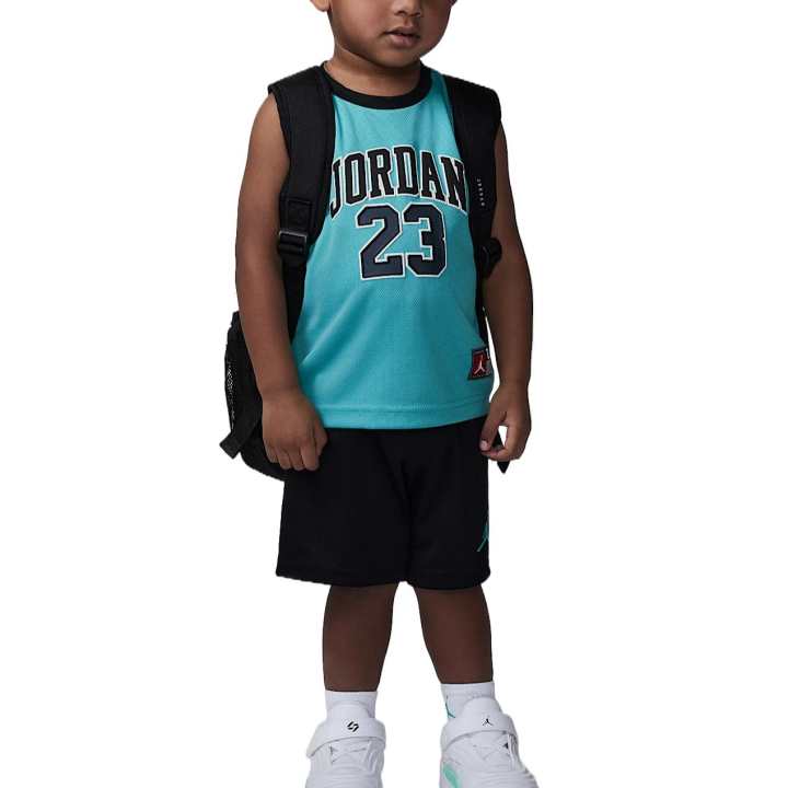 Jordan Jordan Casual Sportswear 23Flight SS25 Set Washed Cyan Infant And Toddler
