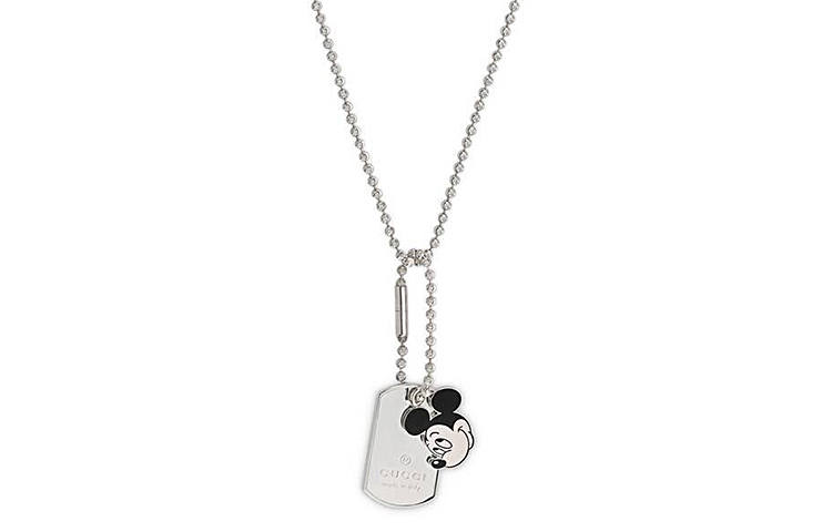 GUCCI x Disney X Gucci 925 Sterling Silver Necklaces Unisex Silver