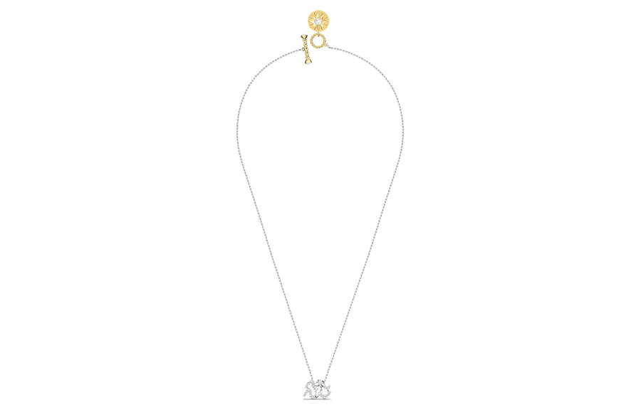 Swarovski Zodiac Aquarius Necklaces Women's Silver