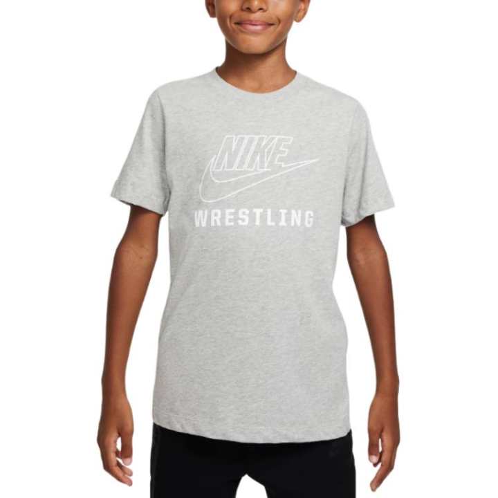 Nike Nike Swoosh T Shirt FW24 Gray Teenagers