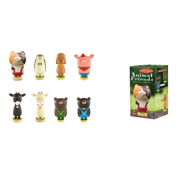 POP MART Kohei Ogawa Animal Friend Mini Collection Mystery Boxes Single Mystery Box/Whole Box 12 Pcs