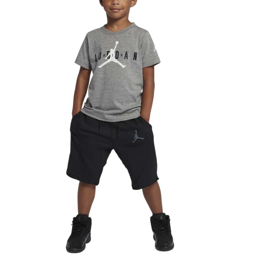 Jordan Jordan T Shirt Carbon Black Children Aged 3 7 Years Old