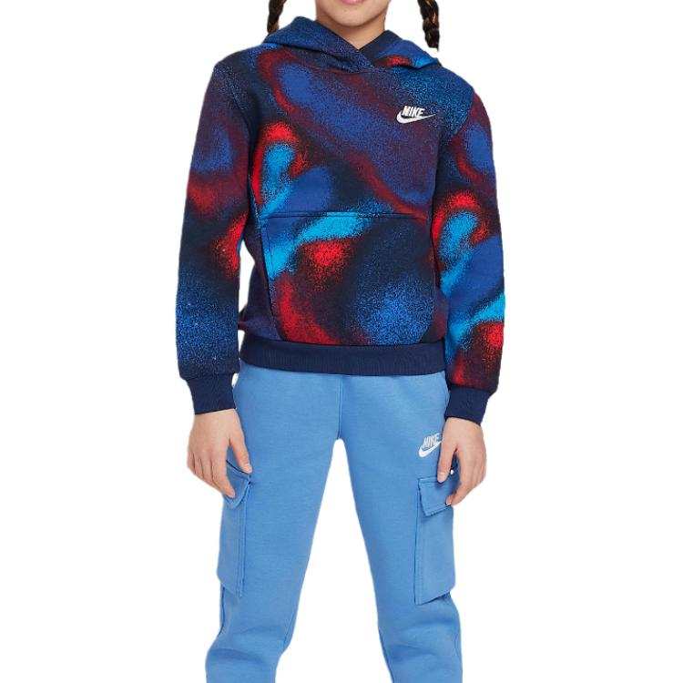 Nike Nike Sweatshirt Sportswear Club Obsidian Color/Deep Navy Blue/White Teenagers