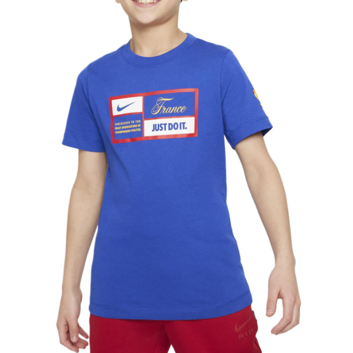 Nike Nike FFF T Shirt Bright Blue Teenagers