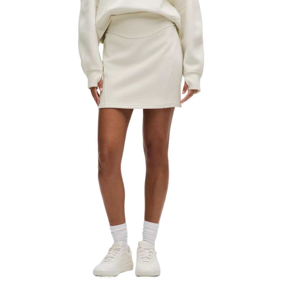 Lululemon Scuba Series Cotton Blend Fleece Casual Short Skirts Women's