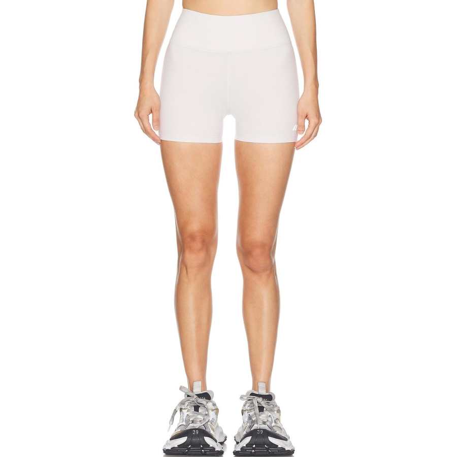 Balenciaga Sports Shorts Slim Fit Women's White