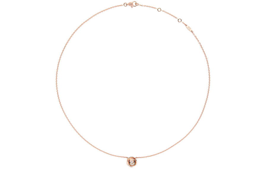 DIOR Rose 18K Rose Gold Necklaces Women's