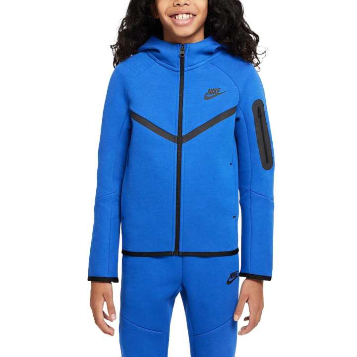 Nike Nike Top Sportswear Tech Fleece Blue Teenagers