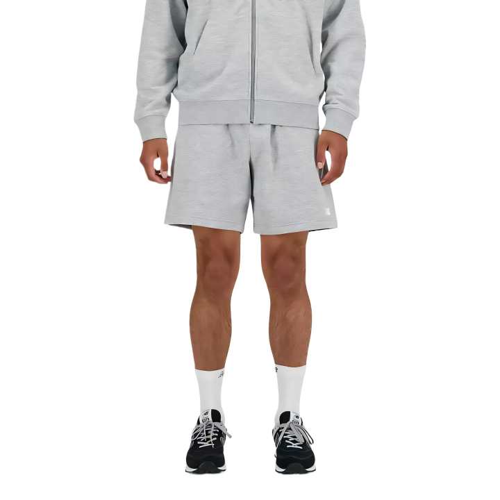 New Balance New Balance logo-embroidered mélange track shorts