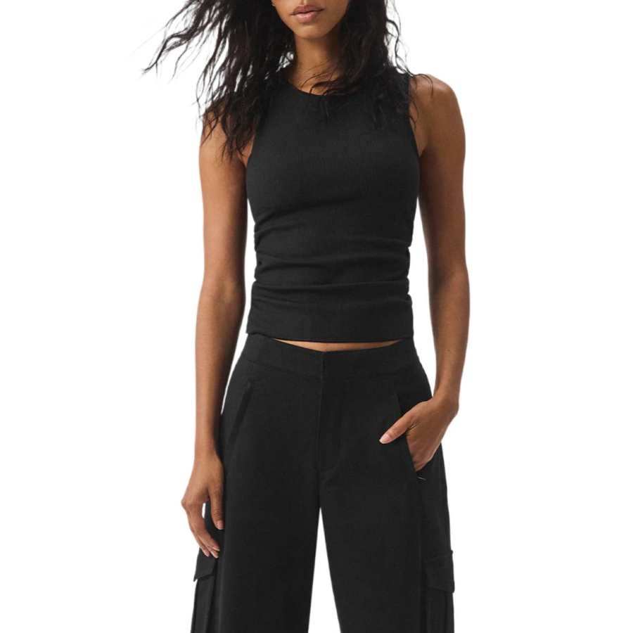 Alo Yoga Ribbed En Pointe Tank Sport Vests Women's