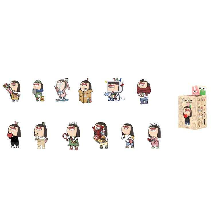 POP MART POP MART Gingival Monster Mystery Boxes Single Mystery Box/Whole Box 12 Pcs
