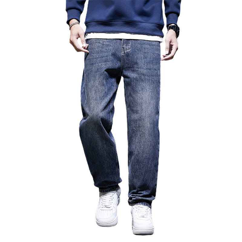 BALENO Jeans Men's Blue Moderate Straight Fit Pants
