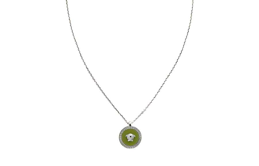 VERSACE VERSACE Brass Necklaces Women's Green