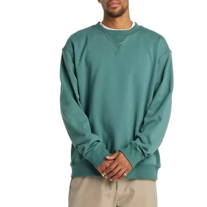 New Balance New Balance French Terry Numeric Crew Sweatshirt Men's Green