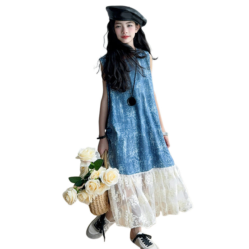 Lanza Lanza Kids Dresses Crew Neck Long