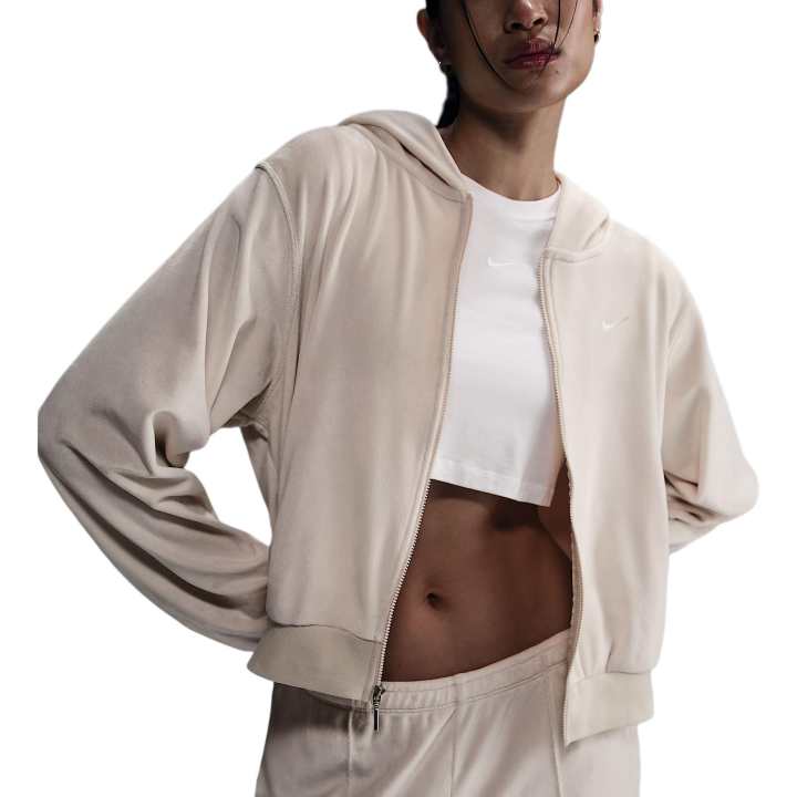 Nike Nike Loose Full Zip Velvet Hoodie