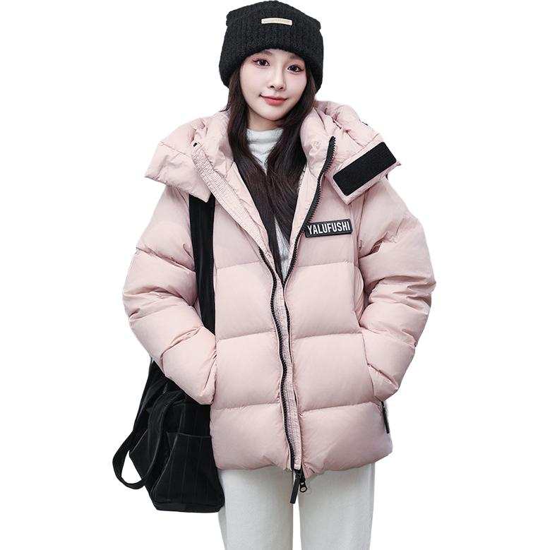 YALU Down Jackets Women's Hooded Thickened
