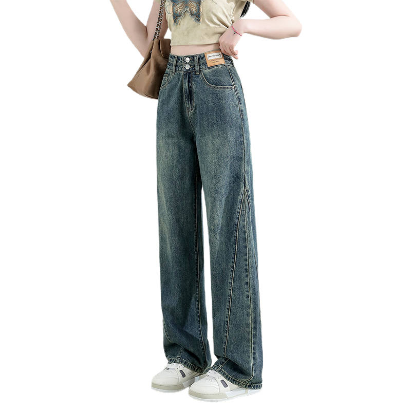 BALENO Jeans Women's Blue Moderate Wide Leg Pants