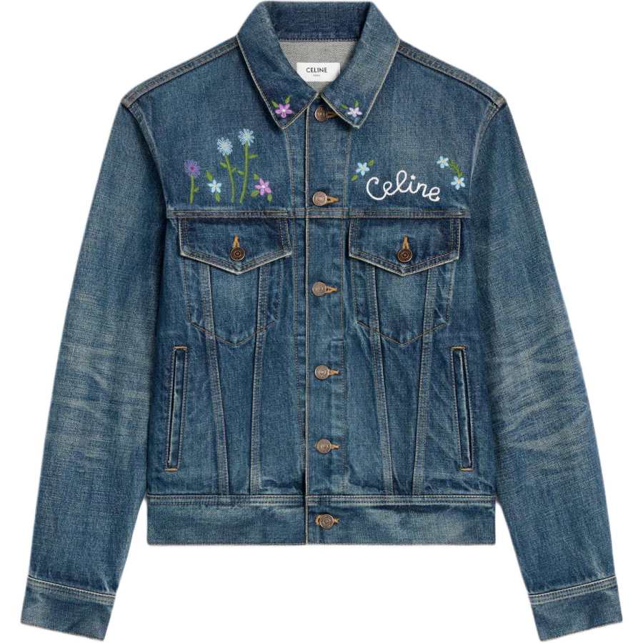 CELINE CELINE FW25 Denim Jacket Classic Fit Women's
