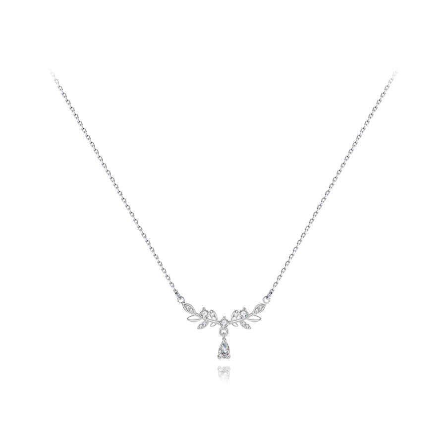 BLANK IN BLANK 999 Silver With Zircon Alloy Necklaces Women's Silver