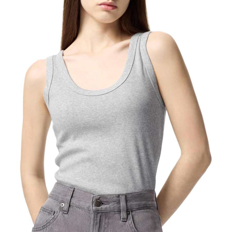 UNIQLO Tank Top Women's Light Gray