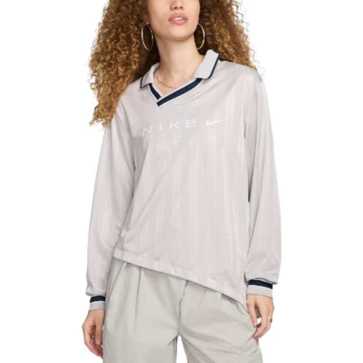 Nike Nike Jacquard Long sleeve Polo Top