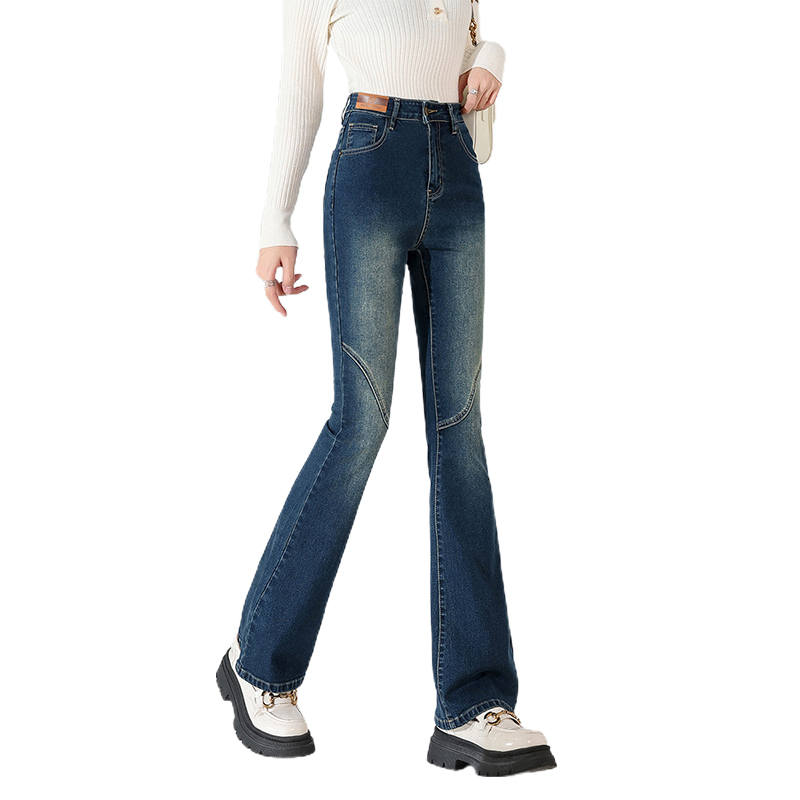BALENO Jeans Women's Blue Moderate Flared Pants