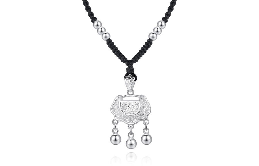OGDAID OGDAID 999 Fine Silver Necklaces Unisex
