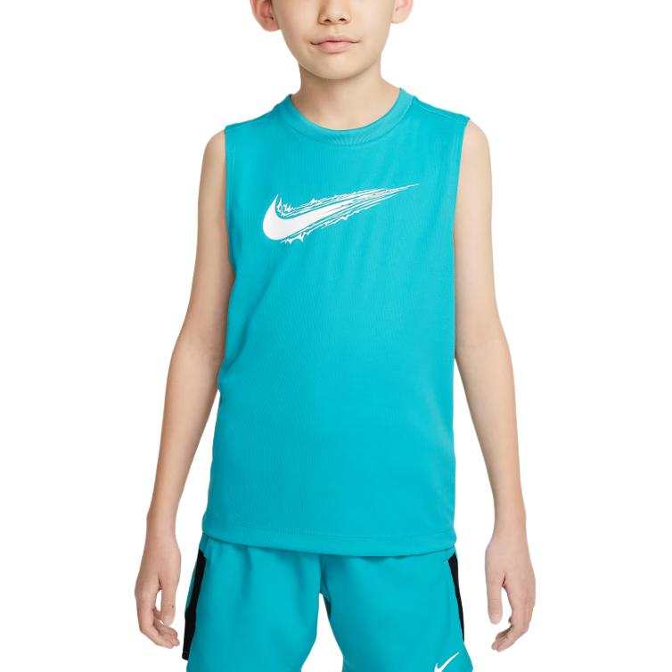 Nike Nike Tank Top Dri FitDry Cactus Gray/White Teenagers