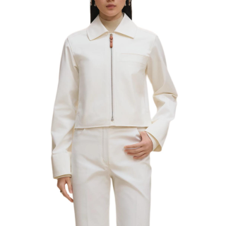 HERMES Jackets & Coats Women's White