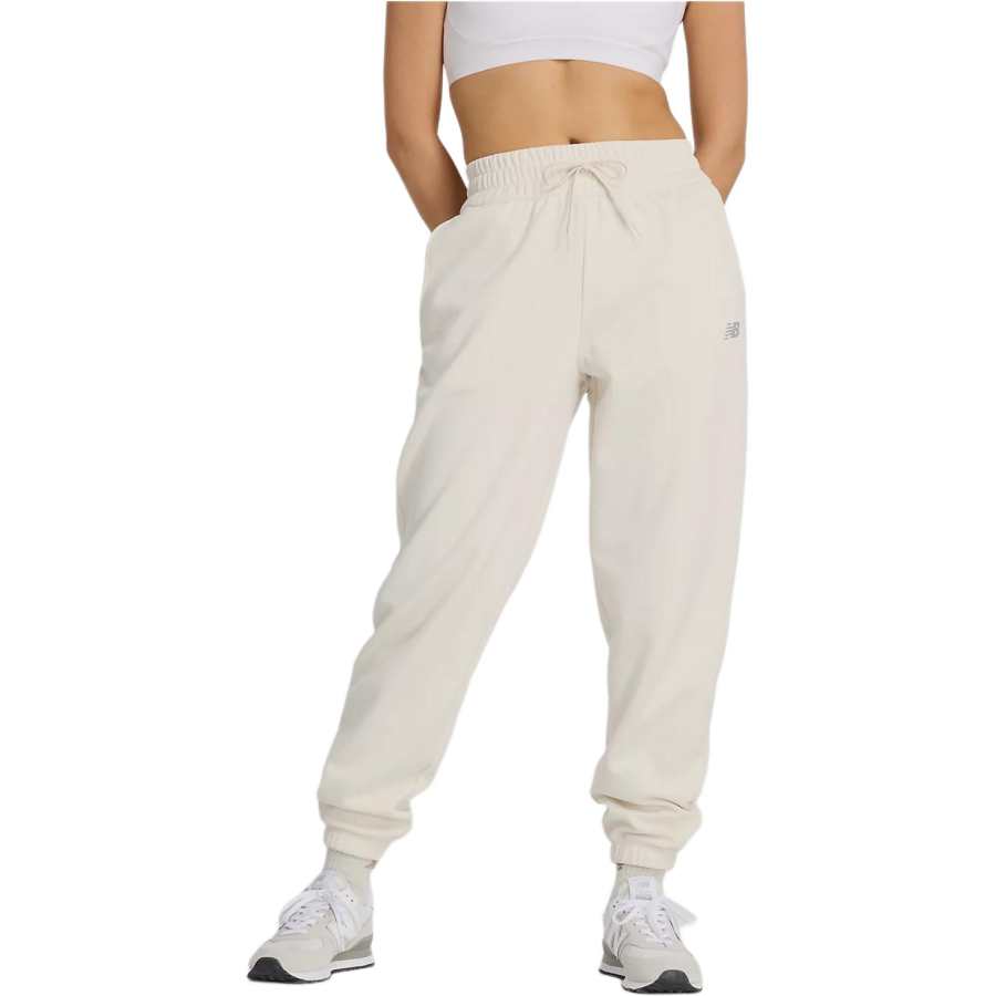 New Balance New Balance Performance Fleece Jogger Knitted Sweatpants Women's White