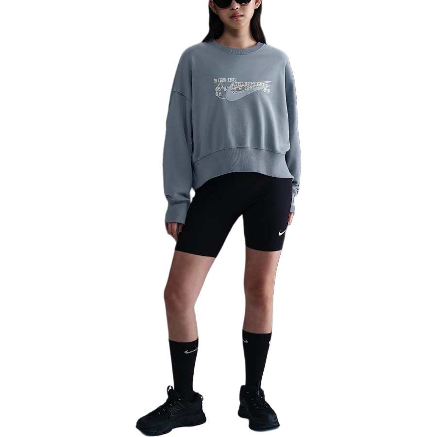 Nike Nike Sportswear Swoosh Sweatshirt Women's A Shin Slate/Light Armory Blue/A Shin Slate