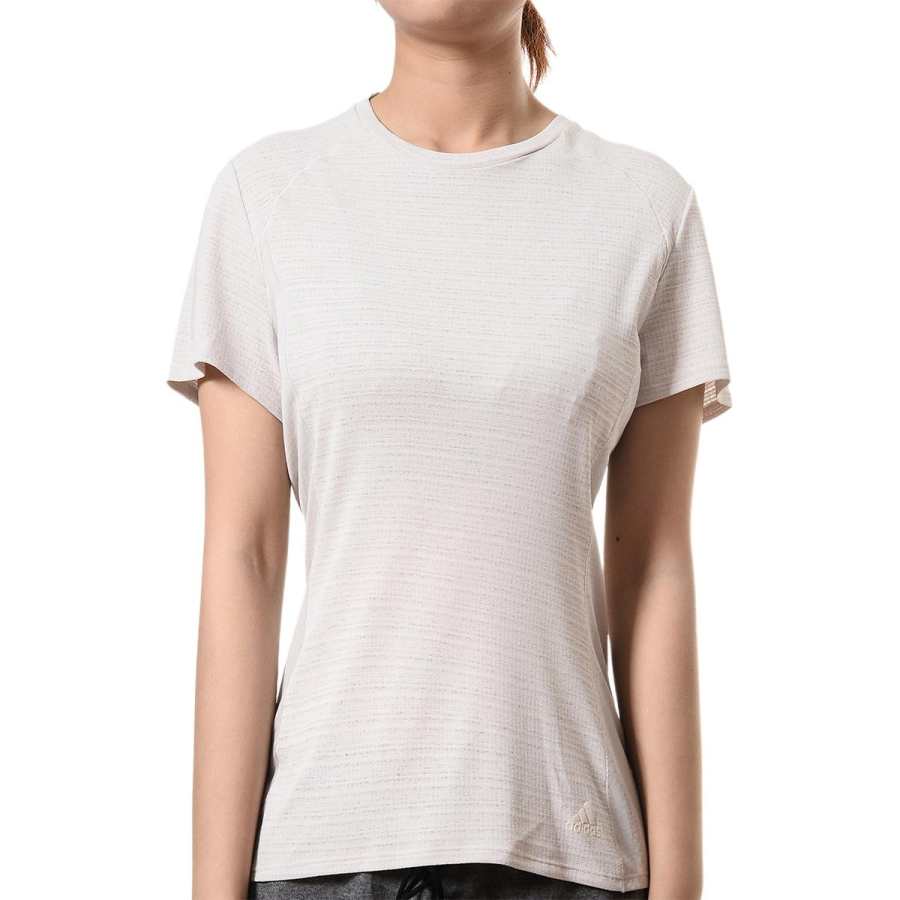 Adidas Adidas T Shirts Women's Beige Crew Neck Moderate